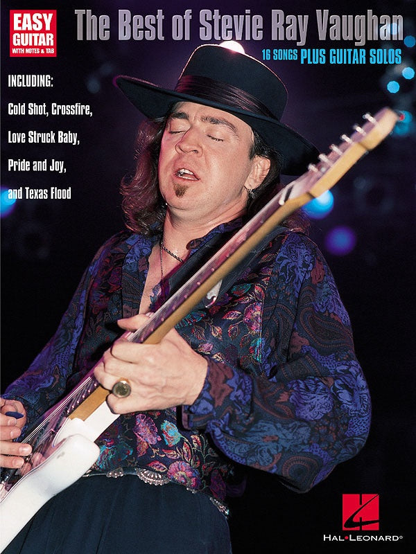 Best Of Stevie Ray Vaughan Easy Guitar Notes/Tab Book