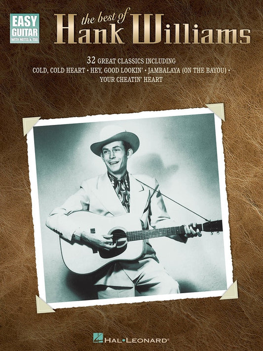 Best Of Hank Williams Easy Guitar