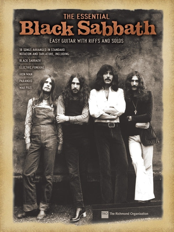 Essential Black Sabbath - Easy Guitar Tab Book