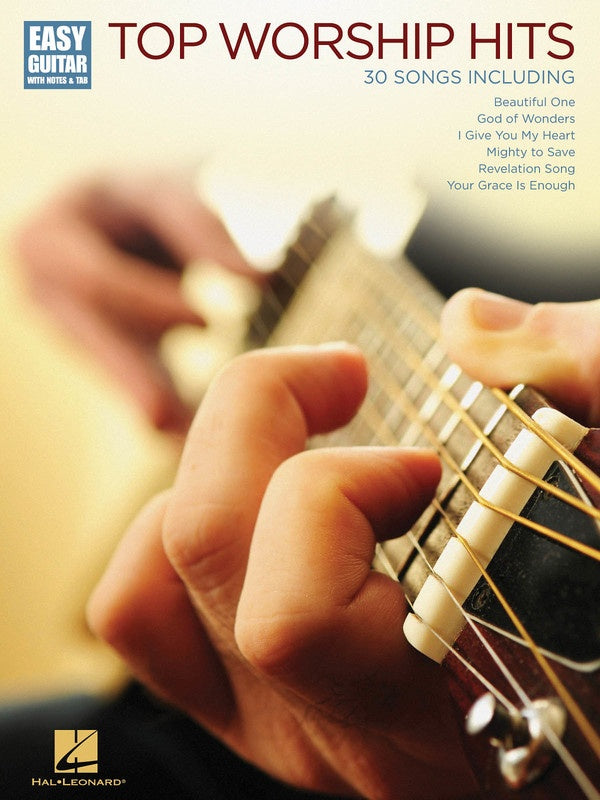 Top Worship Hits Easy Guitar Notes & Tab