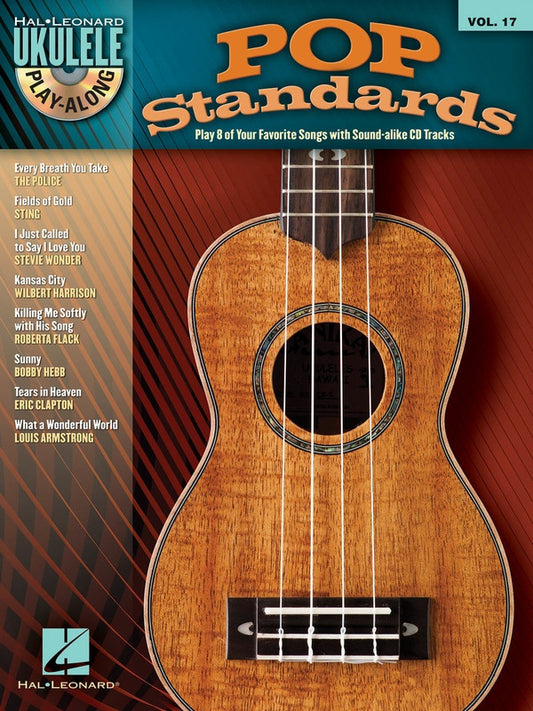 Pop Standards Ukulele Play Along Bk/Cd V17