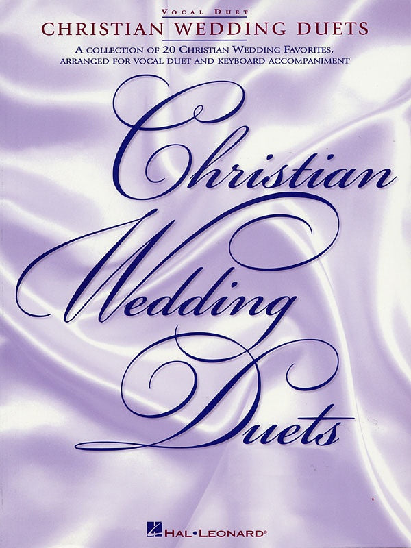 Christian Wedding Duets Vocal Book