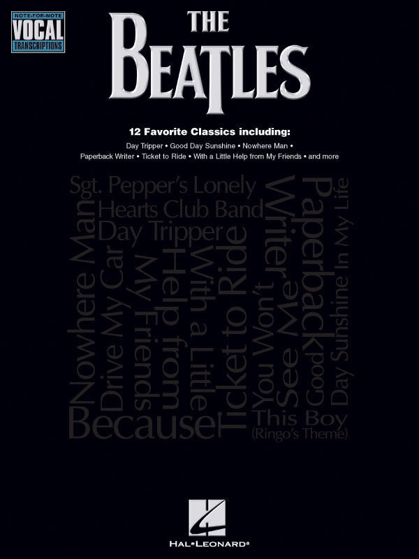 The Beatles - Note For Note Vocal Transcriptions Book