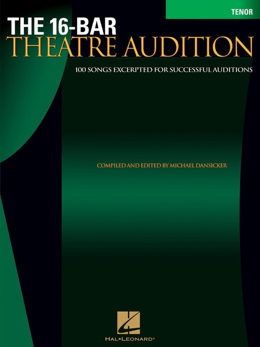 16 Bar Theatre Audition Tenor Book