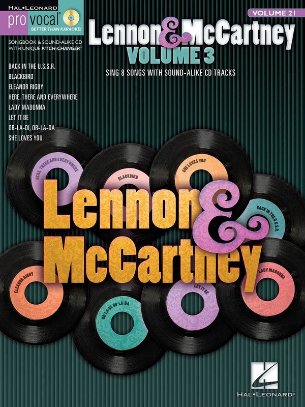 Lennon & Mccartney Pro Vocal Mens Edition Volume 21 Book/Cd