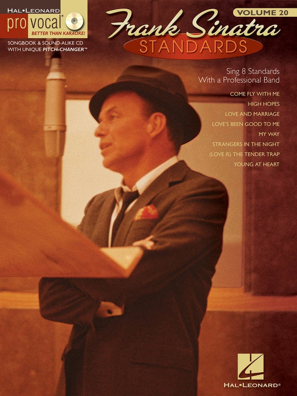 Frank Sinatra Standards Pro Vocal Mens Edition Volume 20 Book/Cd