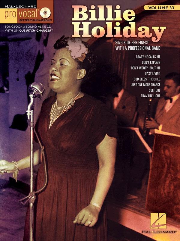 Billie Holiday - Pro Vocal Womens Edition Volume 33 Book/Cd