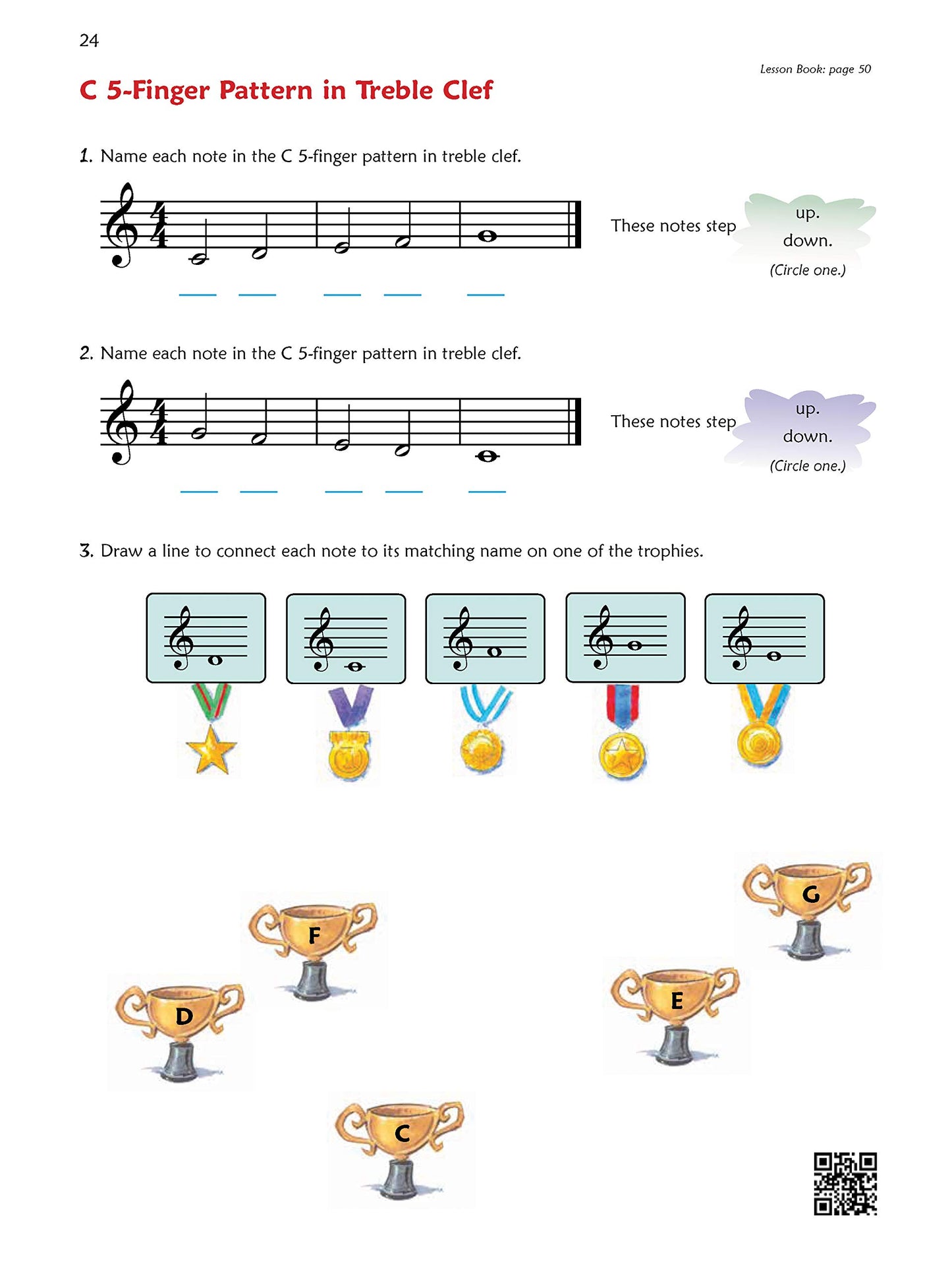 Alfred's Premier Piano Course - Notespeller 1A Book