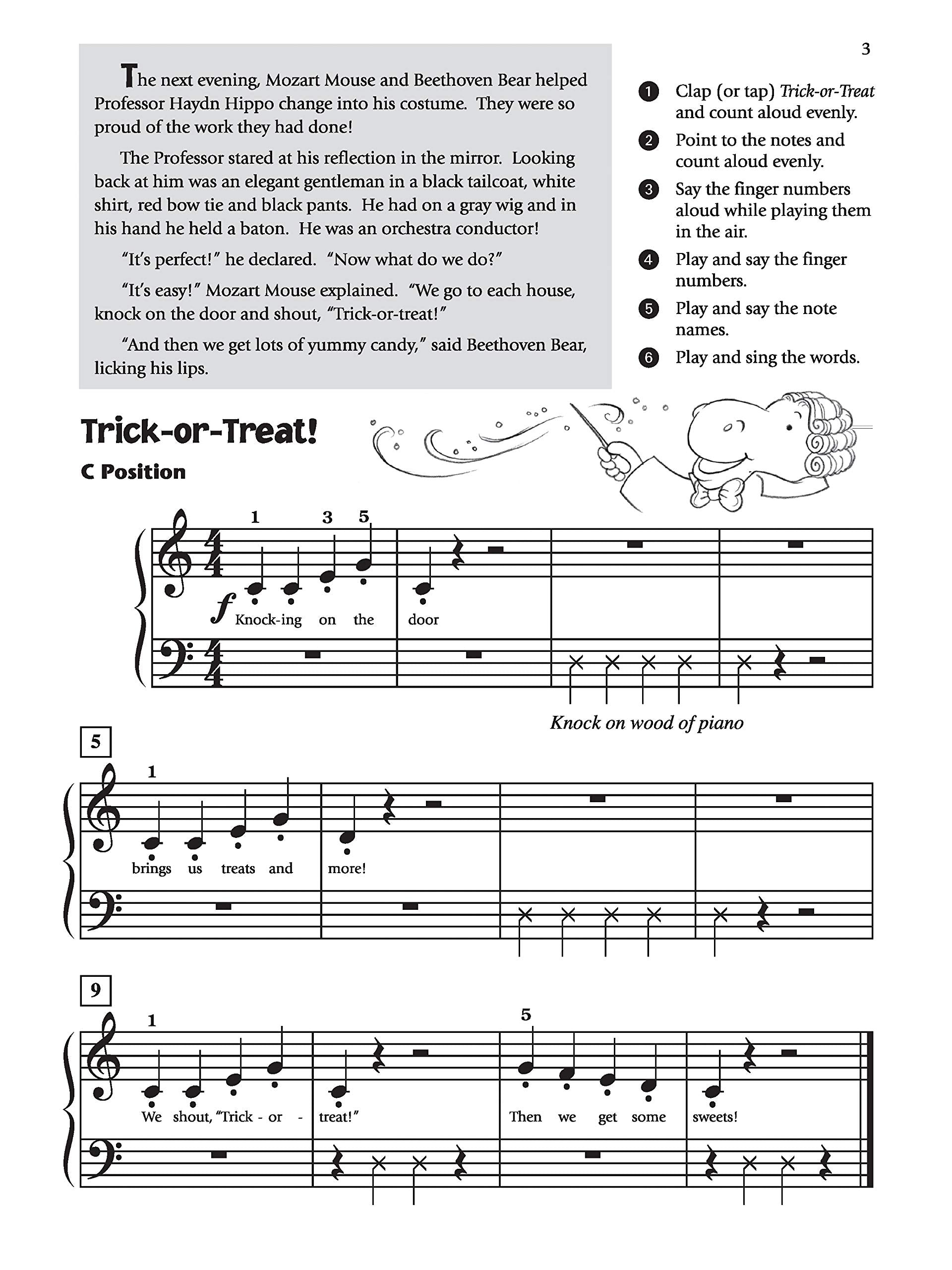 Alfred's Music For Little Mozarts - Halloween Fun Book 3