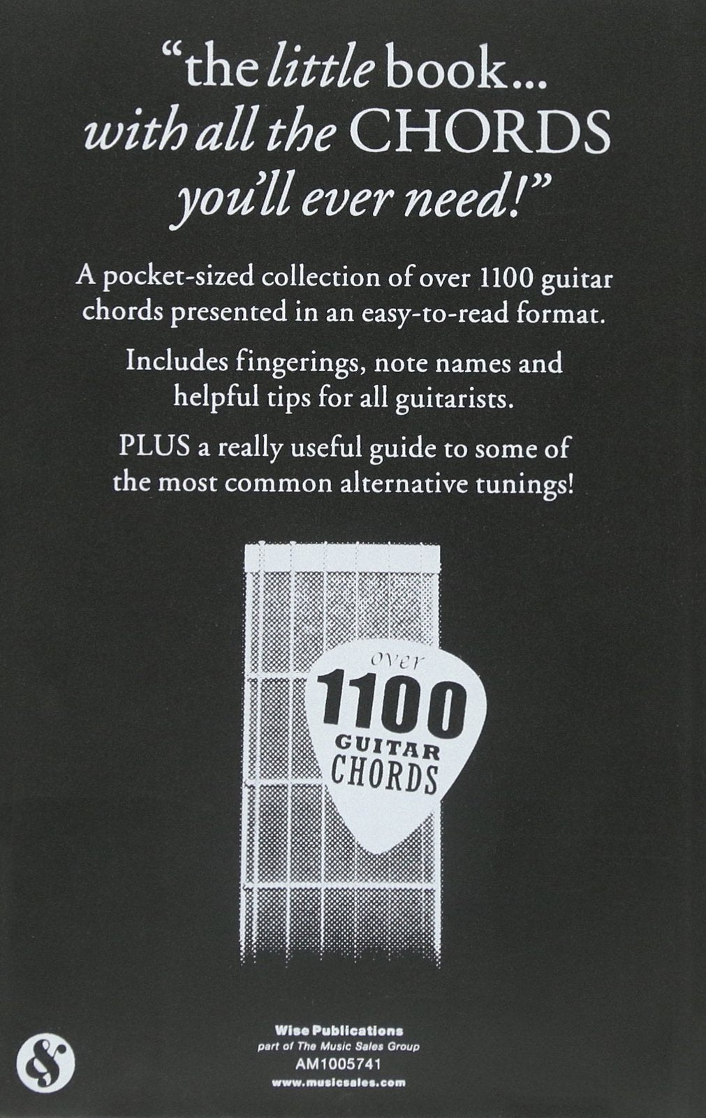 The Little Black Book Of Guitar Chords - Over 1100 Chords