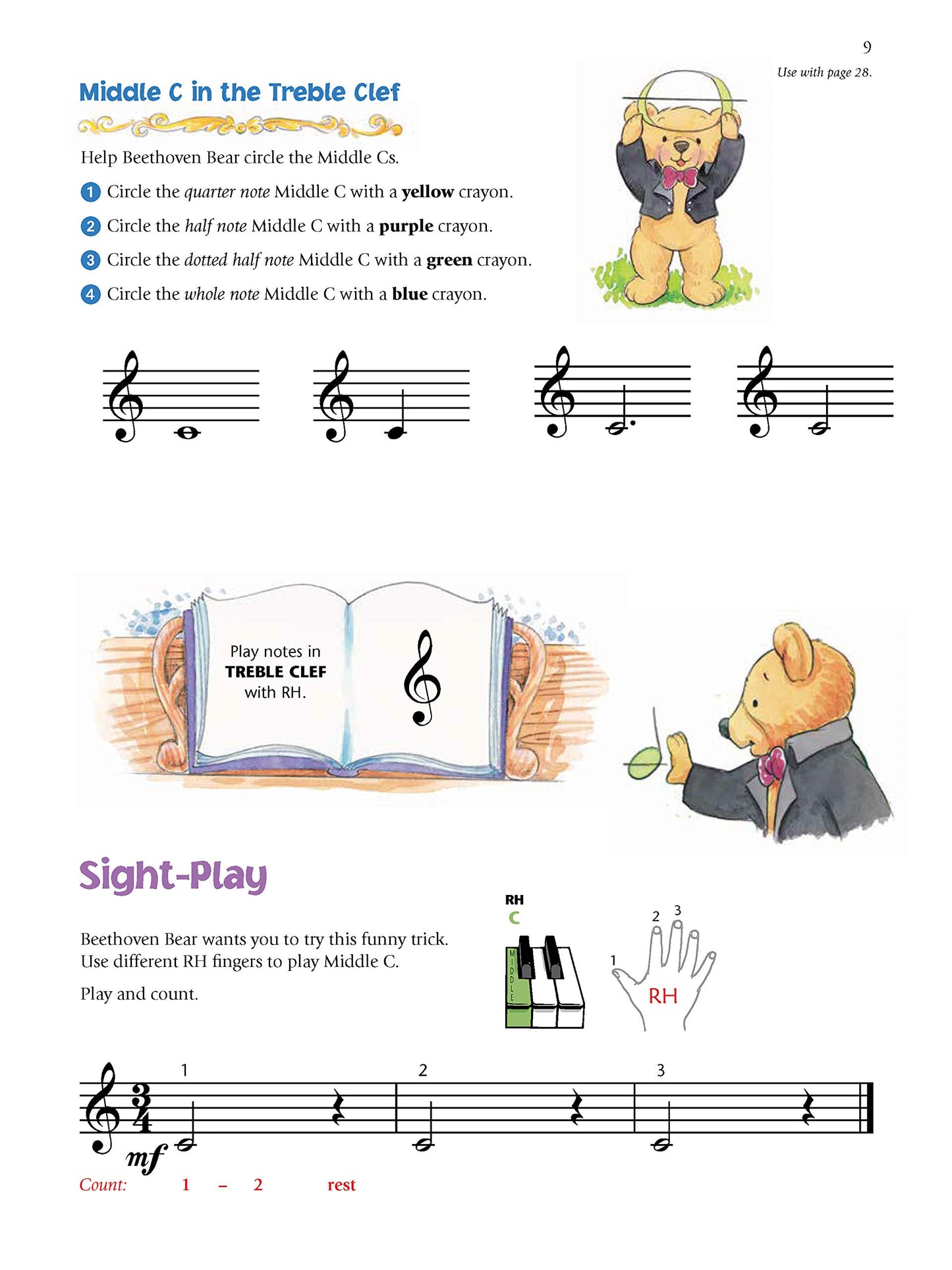 Alfred's Music For Little Mozarts - Notespeller & Sight-Play Book 2