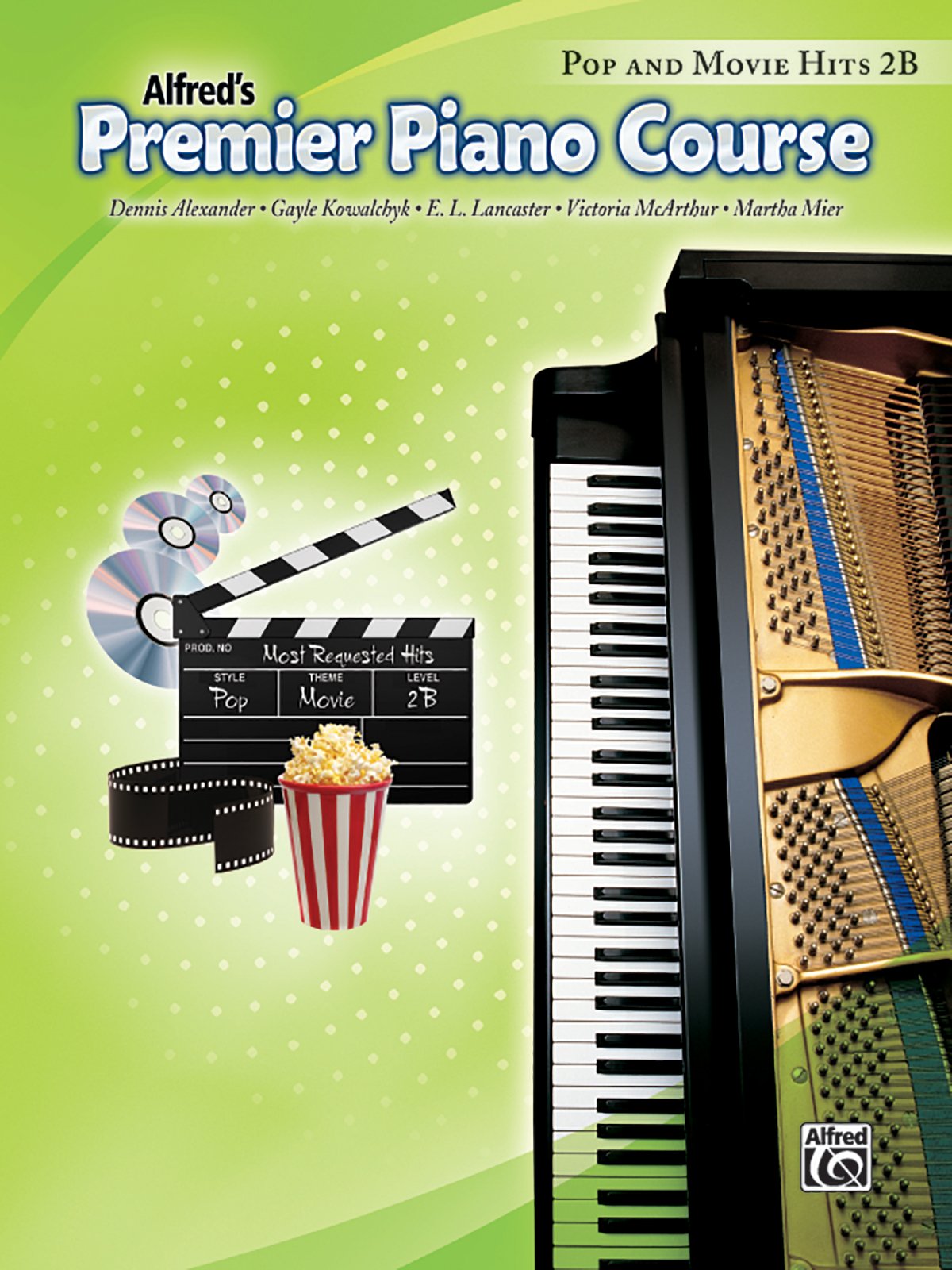 Alfred's Premier Piano Course Pop And Movie Hits 2B Book