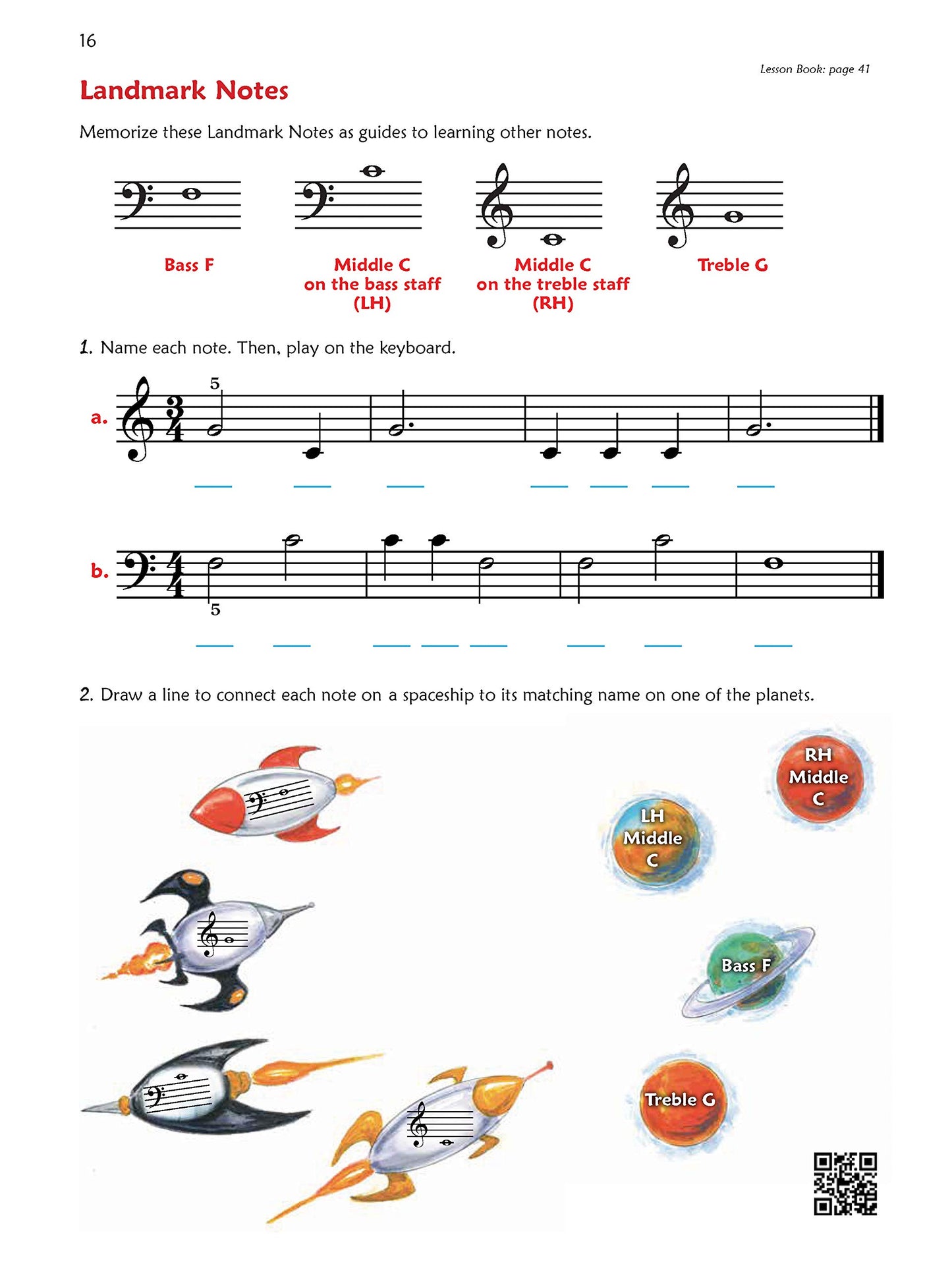 Alfred's Premier Piano Course - Notespeller 1A Book