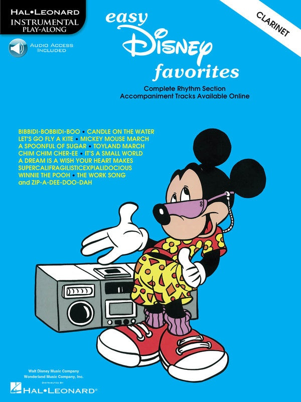 Easy Disney Favorites For Clarinet Play Along Book/Ola