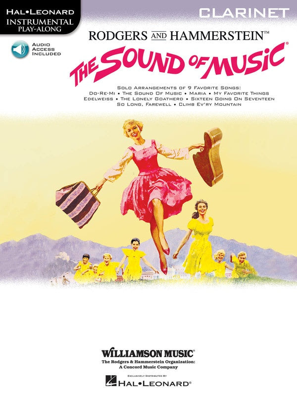 The Sound Of Music For Clarinet Play Along Book/Ola