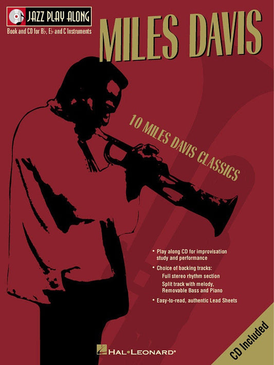 Miles Davis - Jazz Play Along Volume 2 Book/Cd