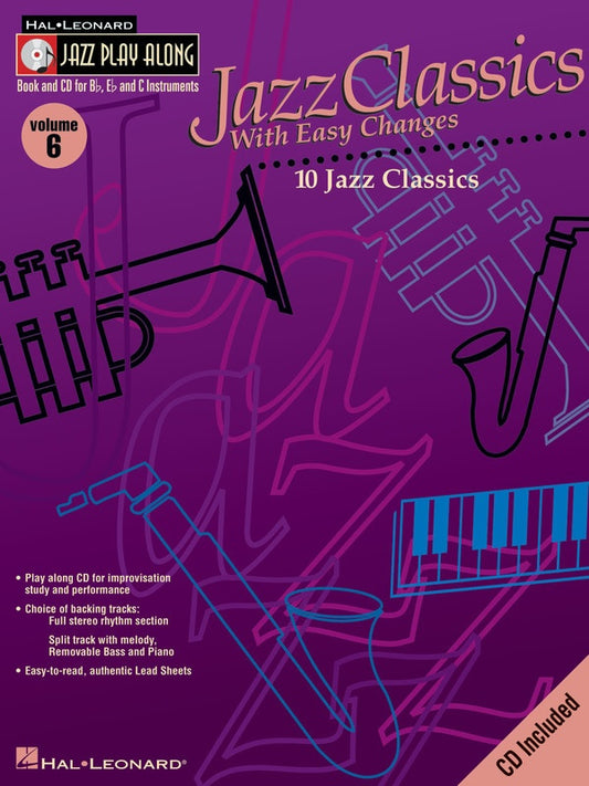 Jazz Classics Easy Changes - Jazz Play Along Volume 6 Book/Cd