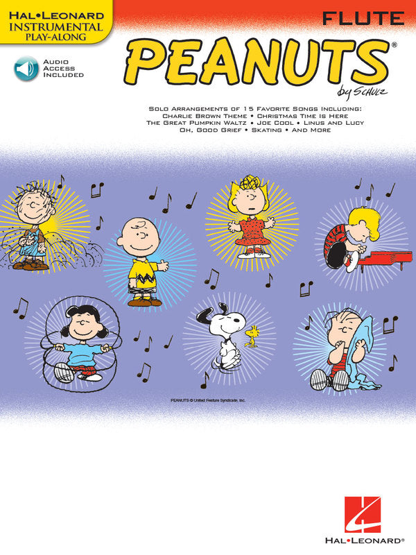 Peanuts For Flute Play Along Book/Ola