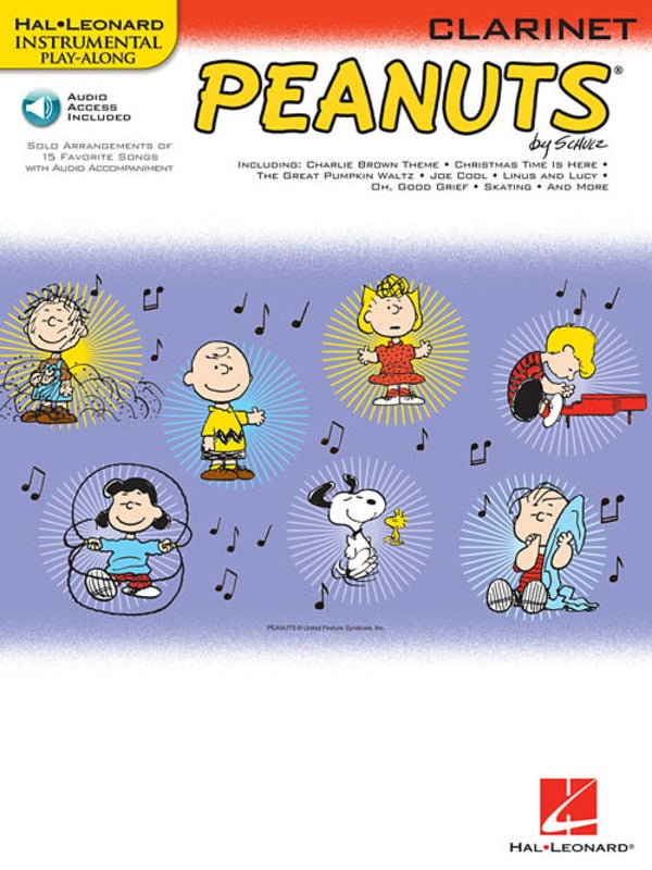 Peanuts For Clarinet Play Along Book/Ola