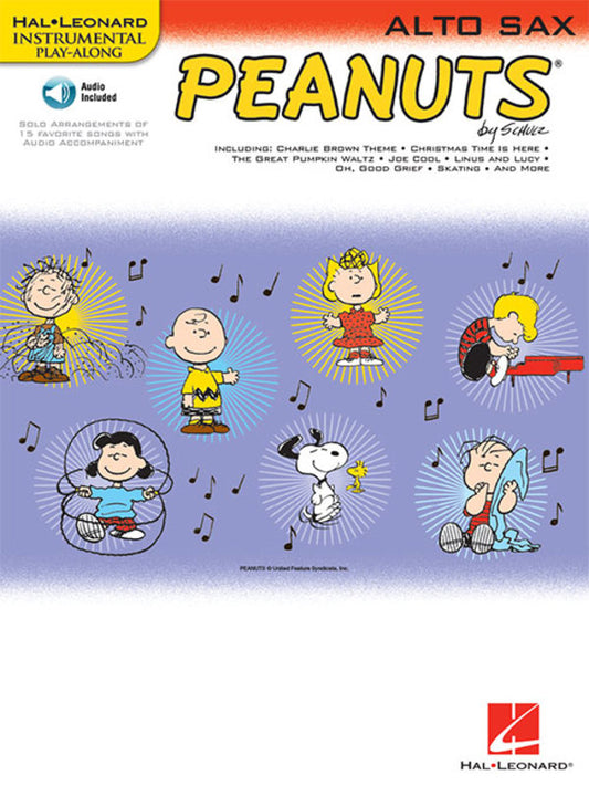 Peanuts For Alto Saxophone Play Along Book/Ola