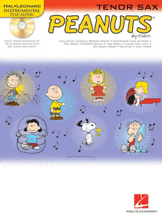 Peanuts For Tenor Saxophone Play Along Book/Ola