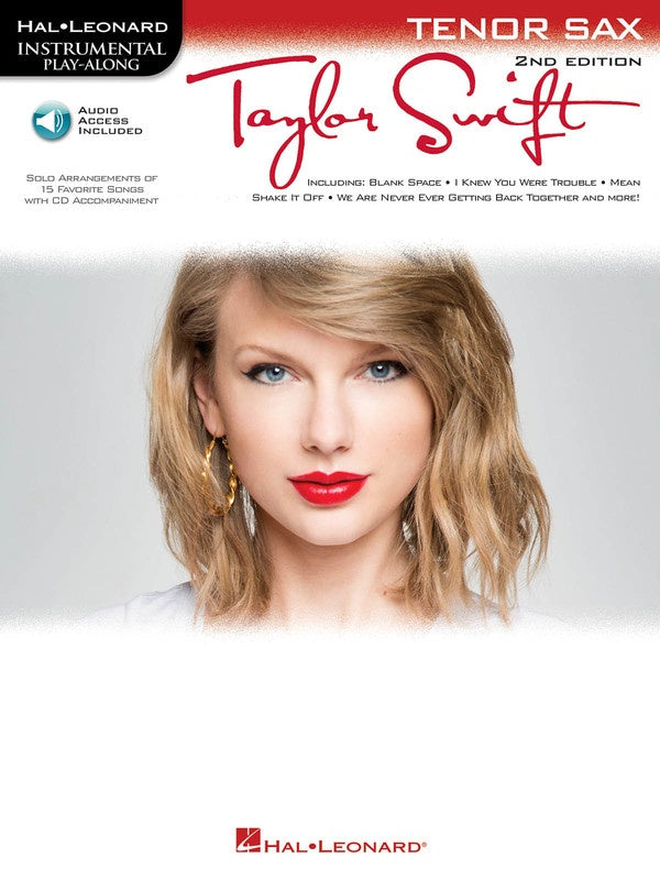 Taylor Swift Tenor Saxophone Play Along Book/Ola (2nd Edition)