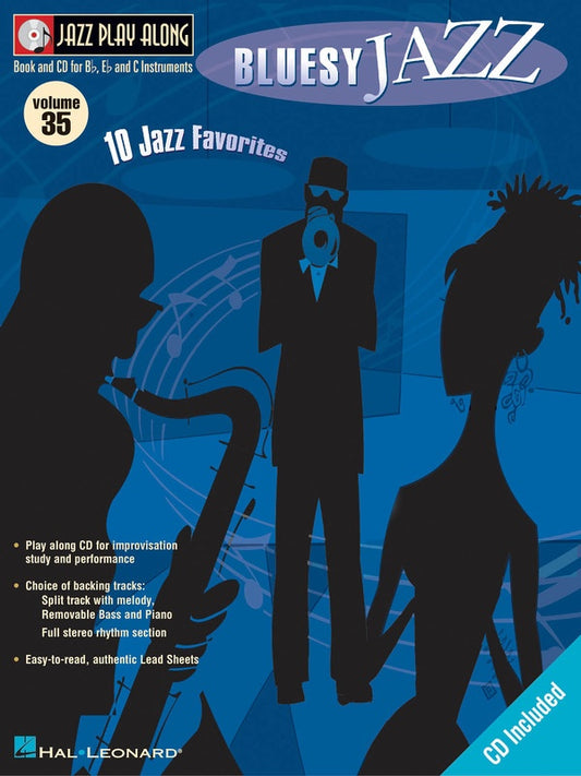 Bluesy Jazz - Jazz Play Along Volume 35 Book/Cd