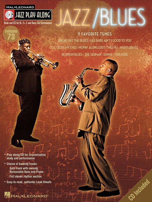 Jazz / Blues - Jazz Play Along Volume 73 Book