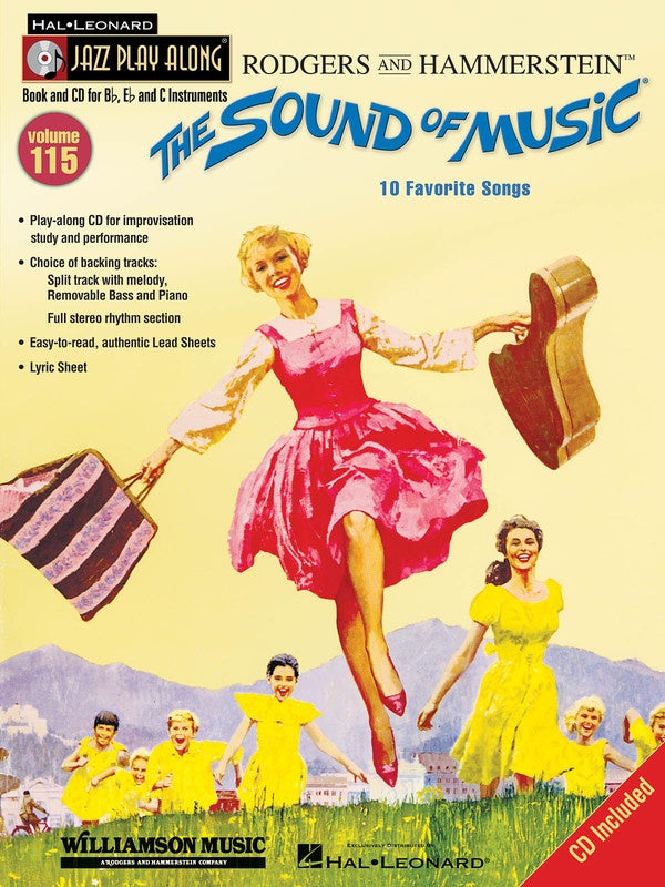 Sound Of Music - Jazz Play Along Volume 115 Book/Cd