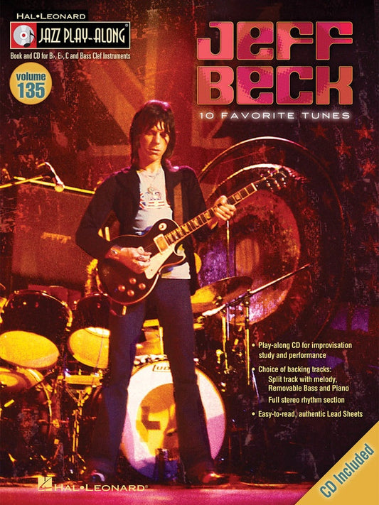 Jeff Beck - Jazz Play Along Volume 135 Book/Cd