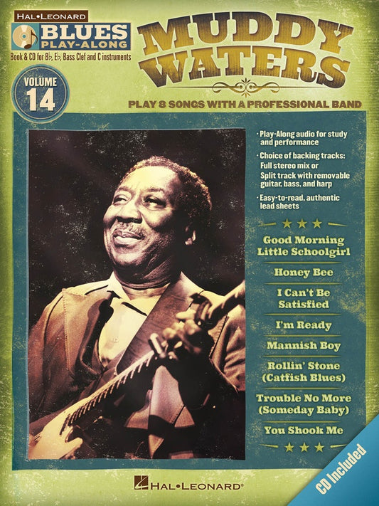 Muddy Waters Blues Play Along V14 Bk/Cd