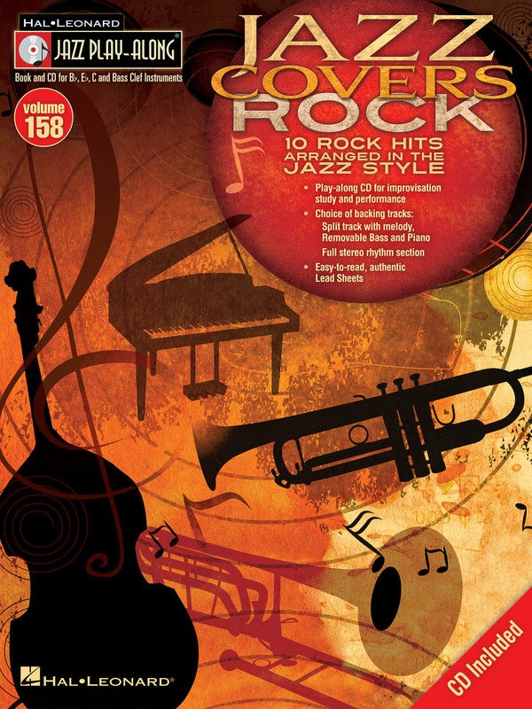 Jazz Covers Rock - Jazz Play Along Volume Book/Cd