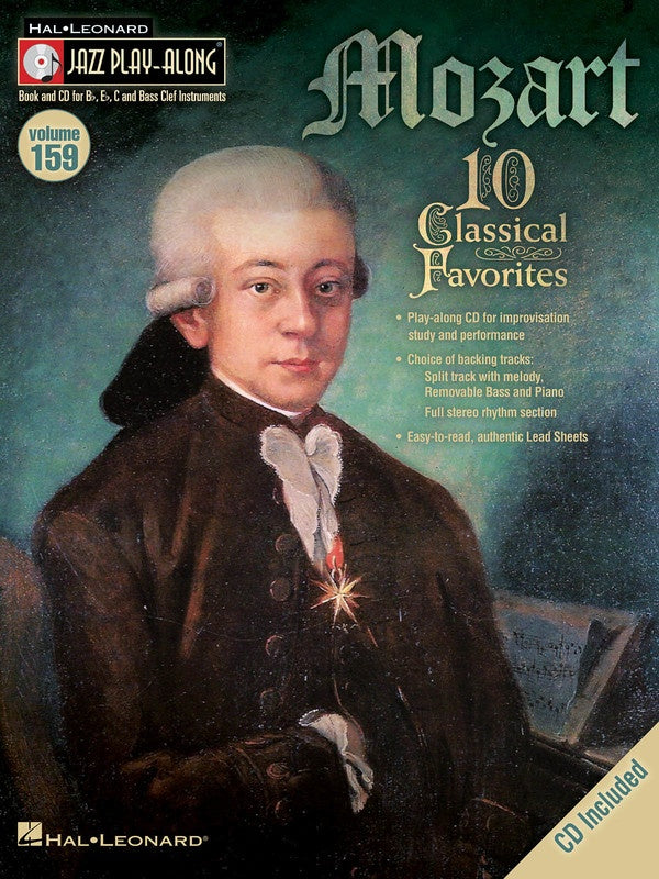 Mozart - Jazz Play Along Volume 159 Book/Cd