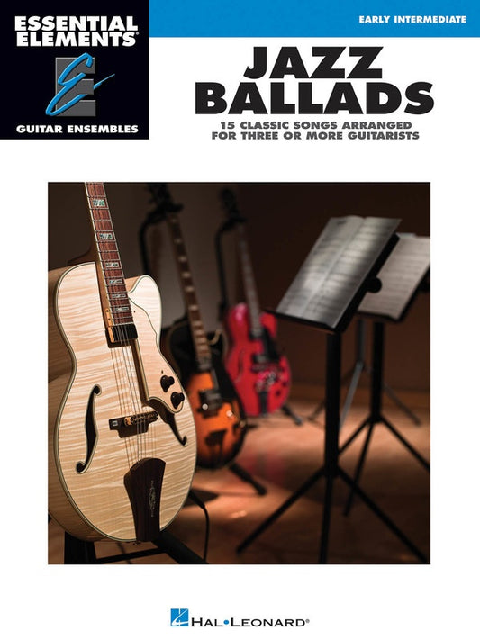 Essential Elements Jazz Ballads Guitar Ensemble Late Beginner Book