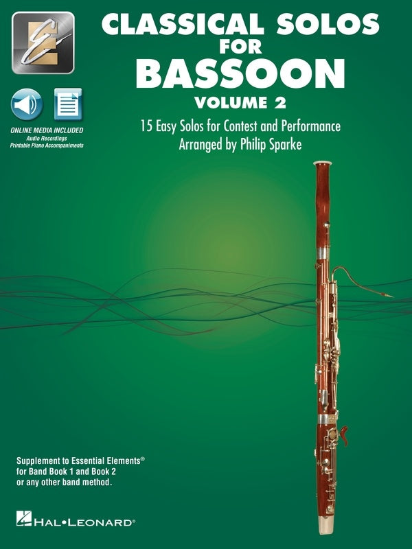 Classical Solos For Bassoon Volume 2 Book/Olm