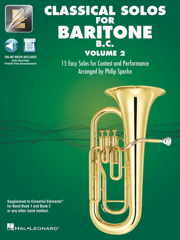 Classical Solos For Baritone B.C Volume 2 Book/Olm