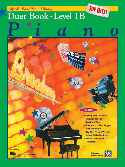 Alfred's Basic Piano Library - Top Hits Duet Book Level 1B