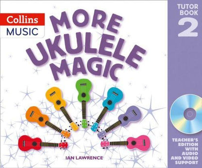 More Ukulele Magic Tutor Book 2 - Teachers Edition Book/Cd-Rom