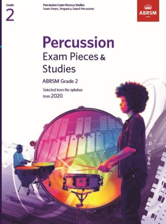 ABRSM Percussion Exam Pieces & Studies Grade 2 Book