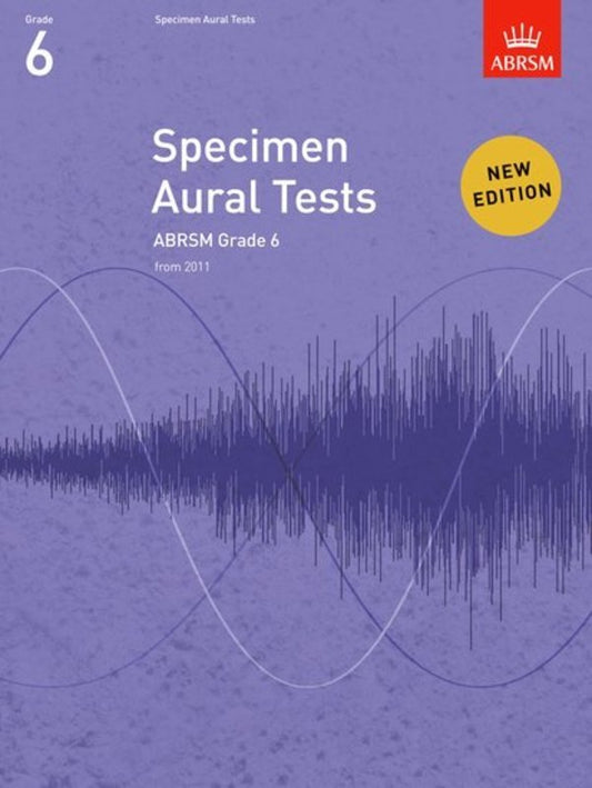 ABRSM Specimen Aural Tests Grade 6 Book 2011