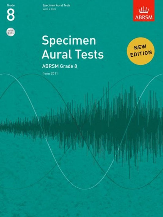 ABRSM Specimen Aural Tests Grade 8 Book/Cd (2011)