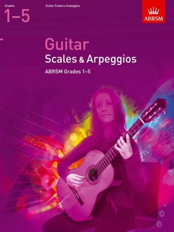 ABRSM Guitar Scales And Arpeggios Grade 1-5 Book (From 2009)