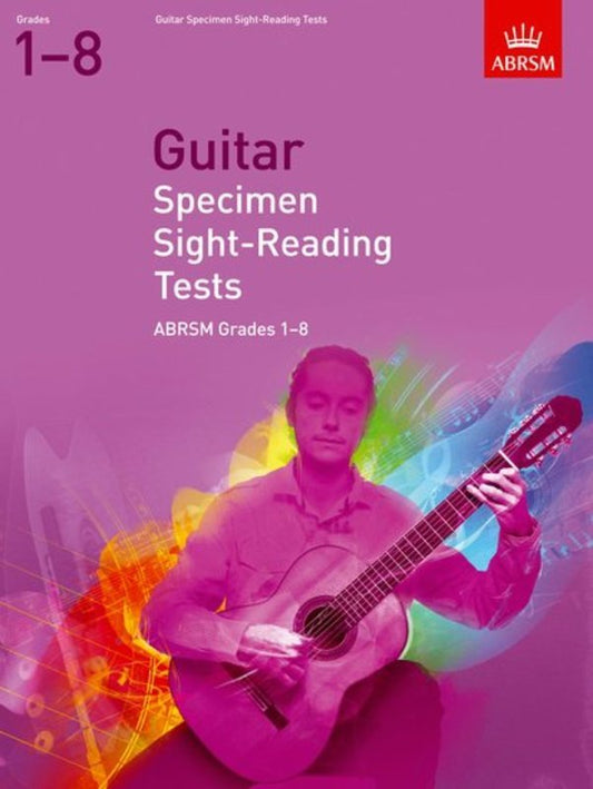 ABRSM Guitar Specimen Sight Reading Tests Grade 1-8 2009  Book