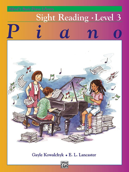 Alfred's Basic Piano Library - Sight Reading Level 3 Book