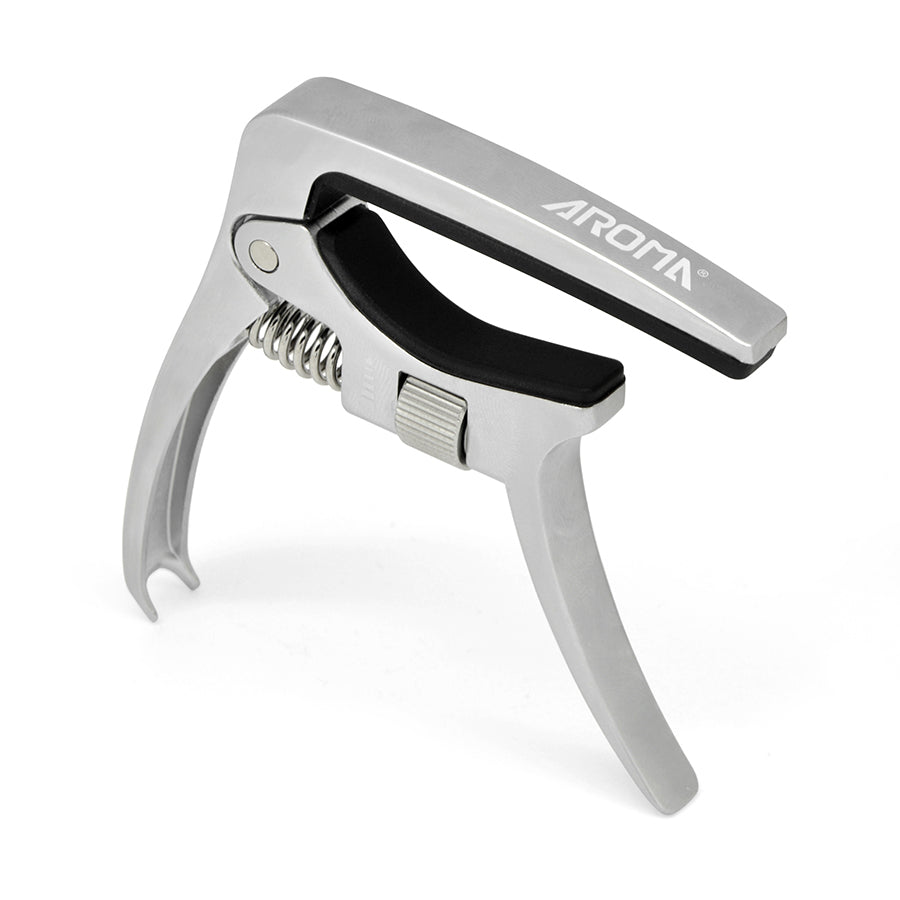 Aroma AC30 Acoustic/Electric Capo - Silver