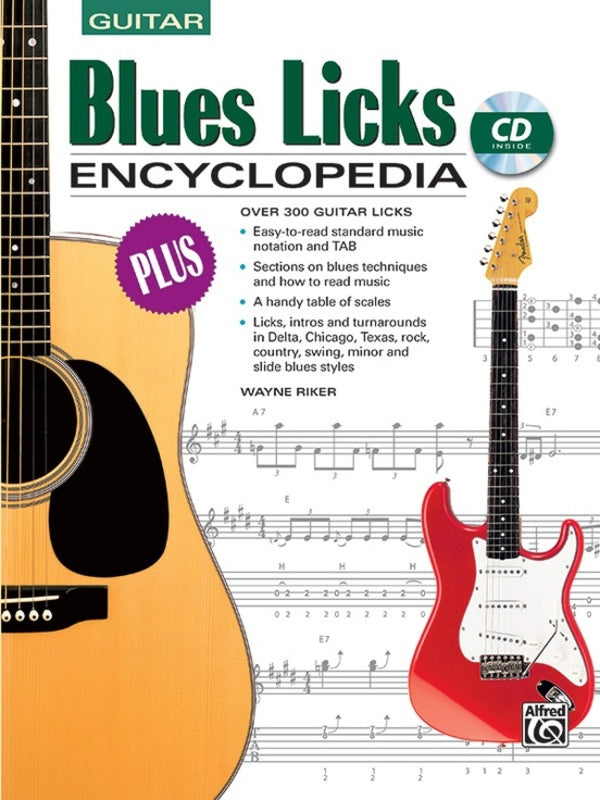 Blues Licks Encyclopedia Bk/Cd