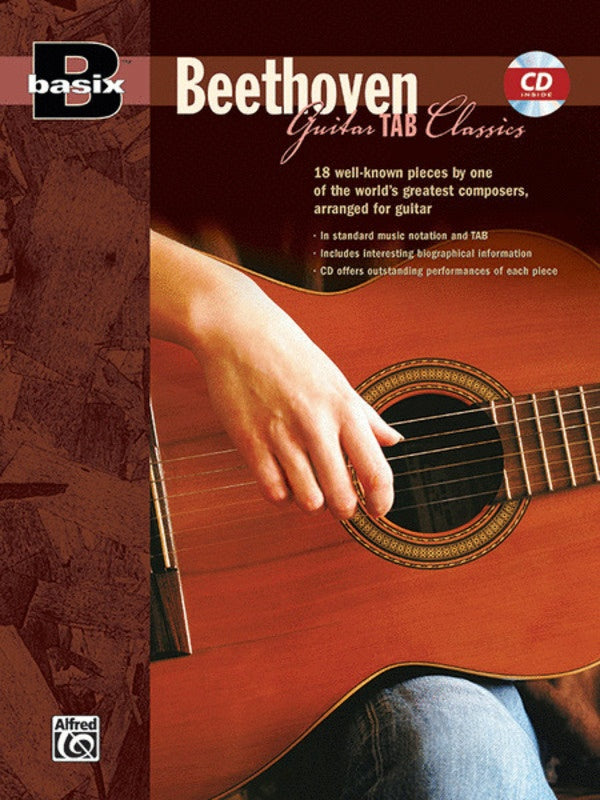 Basix Beethoven Guitar Tab Classics Bk/Ola