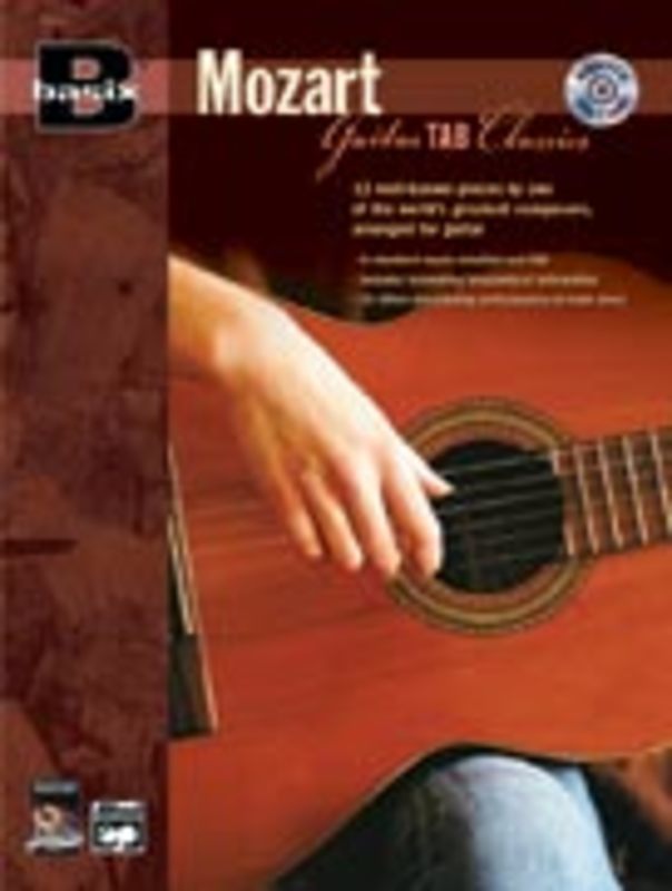 Basix Mozart Guitar Tab Classics Bk/Ola