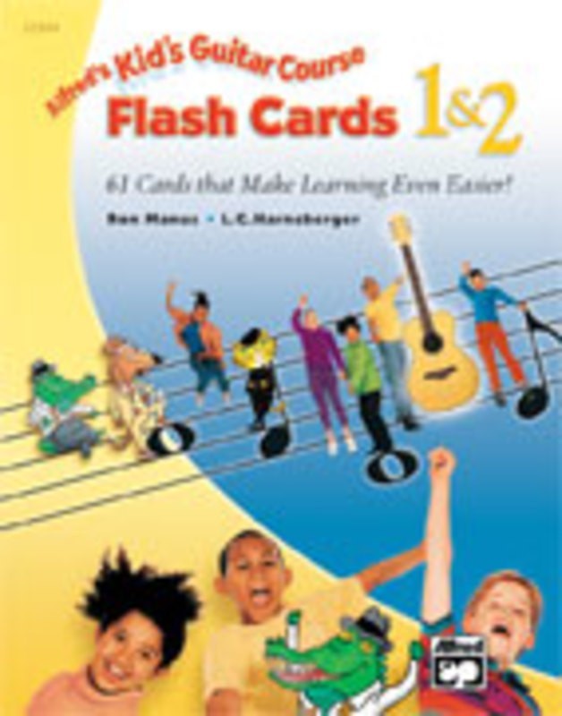 Alfred's Kids Guitar Course Flash Cards 1 & 2