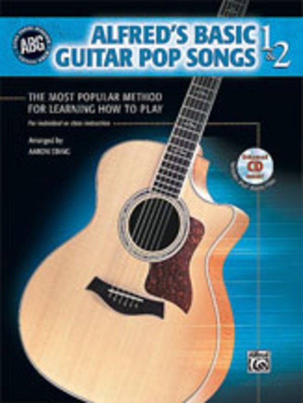 Alfred's Basic Guitar Pop Songs 1 And 2 Book/Cd